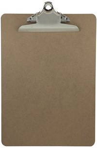 China manufacture good quality custom Letter Size Clipboards 9'' x 12.5'' Standard Clip Hardboard (Pack of 12)