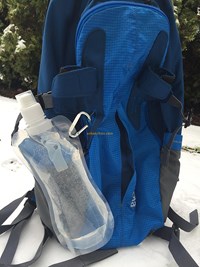 Outdoor sports food grade collapsible fordable plastic water bottle, reusable liquid bags stand up spout pouch leak proof