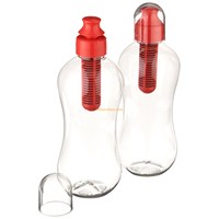 BPA Free water bottle sports carbon bobble filter water bottle with tether cap, medium, 550ml, New water bottle with filter