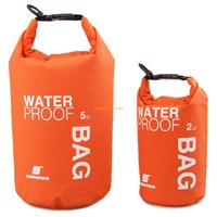 Roll top waterproof floating duffle dry gear bag, waterproof dry bag with adjustable shoulder straps for boating, kayaking, fishing