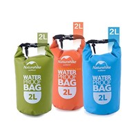 2/5L Sports waterproof dry bag - roll top dry compression sack keeps gear dry for beach, kayaking, diving, rafting, boating, hiking, fishing and camping