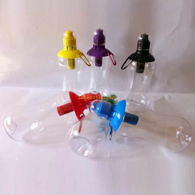 BPA Free portable plastic filtered water bottle with actived carbon filter/550ml bobble water filter bottle