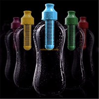 550ml shaker plastic bobble water filter bottle, activated carbon filter water bottle, welcome to dorder