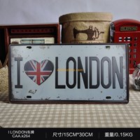 Newest good price custom design personalized vintage decorative car license plate mater tin signs on wall for sale