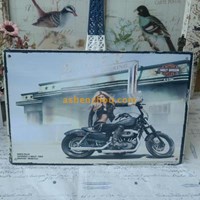 Promotional high quality professional discount customized nostalgic metal tin specialty signs for sale online
