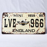 Personalized custom old fashioned metal signs vintage car metal signs custom metal signs online