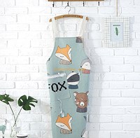 Hot sale promotional custom colorful kitchen accessories waterpeoof cooking cotton apron with logo printing