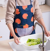 Fancy eco-friendly custom colorful blank polyester kitchen apron for restaurant