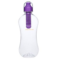 Bobble BPA Free water bottle with metal carabiner, sports bottle with purifaction, shaker bobble filter cleaning water bottle