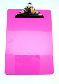 High quality custom color A4 A5 FC size flexible PP foam plastic clip board with butterfly clip