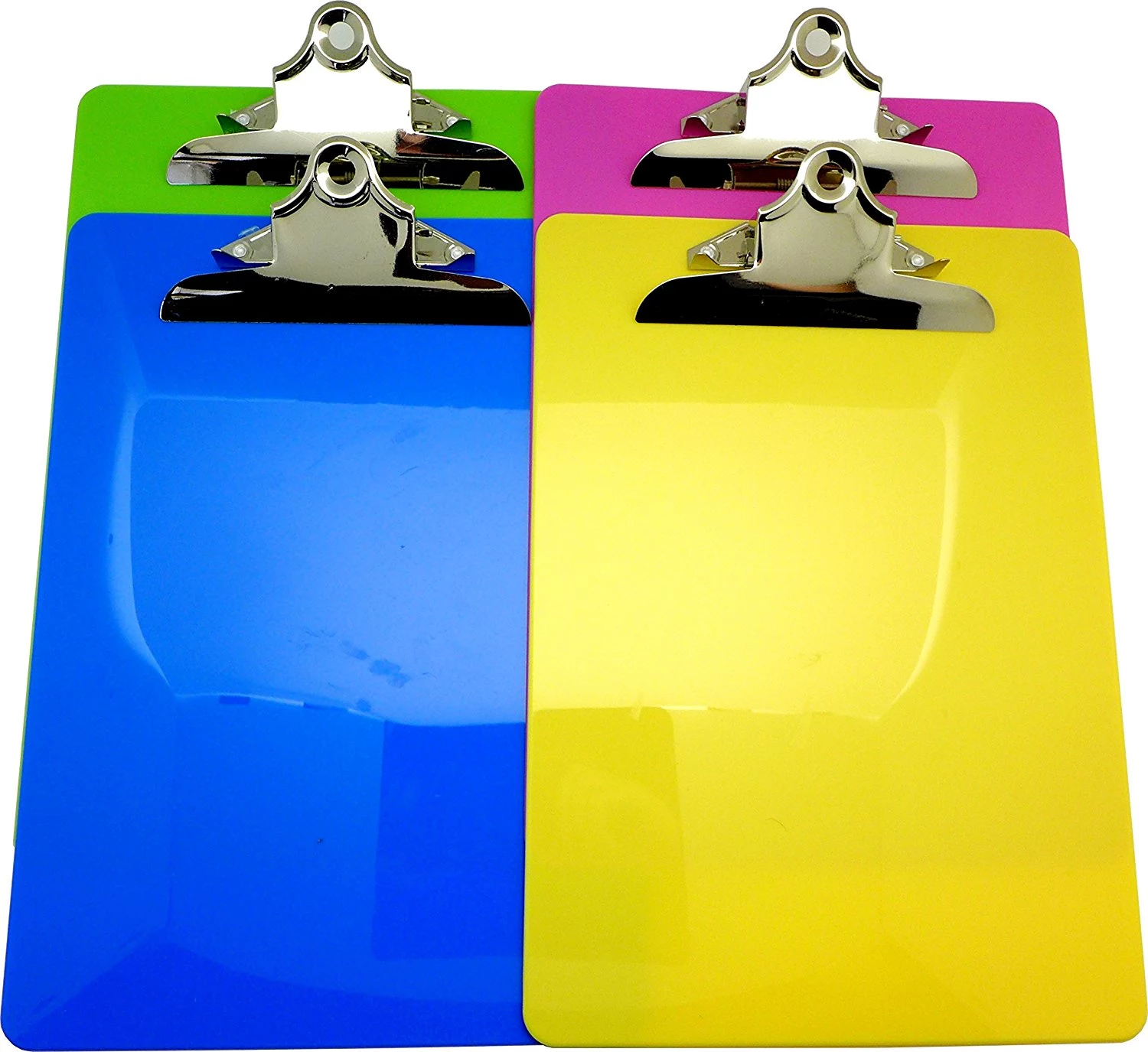 High quality custom color A4 A5 FC size flexible PP foam plastic clip board with butterfly clip