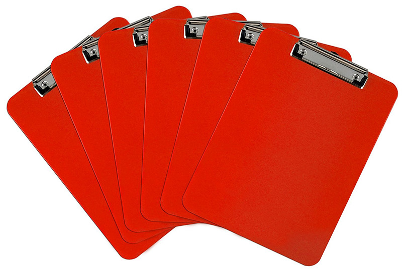 High quality cheapest promotional custom display clip durable writing board office plastic clipboard