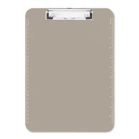 China supplier new fashionable popular custom colorful A4 waterproof medical plastic clipboard with metal clip