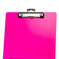 China supplier wholesales custom colorful A4 size durable plastic storage clipboard with metal cilp