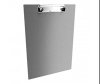 High quality stationery products custom A4 A5 size transparent plastic white cool clipboard with flat clip