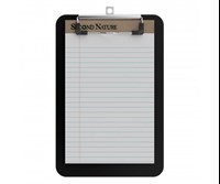 Top quality multi-function custom different size waterproof PVC writing board black plastic clipboard for office
