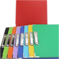 New design popular custom made A4 plastic PVC folder clipboard for office with flat clamp