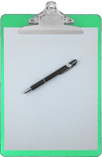 Cheap personalized design stationery products custom plastic colored clipboard letter size low profile clip