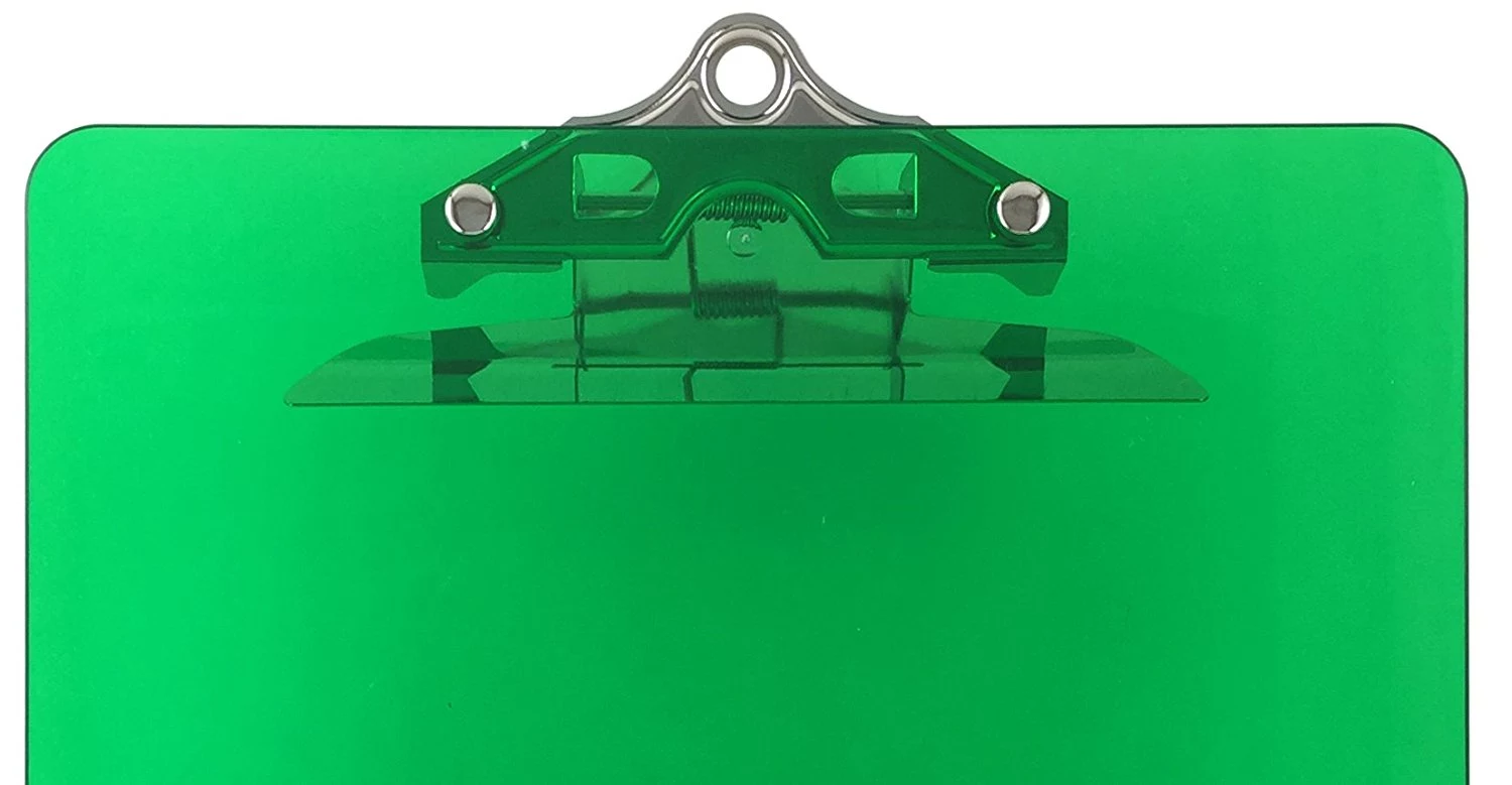Good quality cheap price custom transparent A5 plastic clipboard, A4 pp clipboard, small clip board