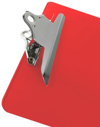 Good quality cheap custom A4 transparent plastic clipboard with low profile with assorted colors
