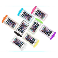 Waterproof phone case for iphone 6s, universal transparent PVC waterproof mobile phone case with armband for iphone 7 6 Plus samsung S8