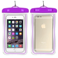 Waterproof phone case for iphone 6s, universal transparent PVC waterproof mobile phone case with armband for iphone 7 6 Plus samsung S8