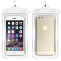 Waterproof phone case for iphone 6s, universal transparent PVC waterproof mobile phone case with armband for iphone 7 6 Plus samsung S8