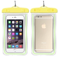 Waterproof phone case for iphone 6s, universal transparent PVC waterproof mobile phone case with armband for iphone 7 6 Plus samsung S8