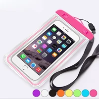 Waterproof phone case for iphone 6s, universal transparent PVC waterproof mobile phone case with armband for iphone 7 6 Plus samsung S8