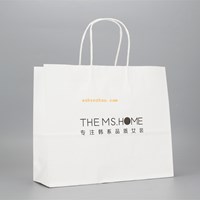 China good quality custom logo printing and design craft paper bag for shopping and promotion