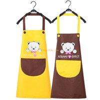 Fashionable custom long blank cotton aprons restaurant hotel kitchen cooking chef apron
