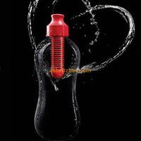 Water bobble sport filter water bottle, purified water bottle with active coal