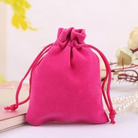 SHENZHOU Factory wholesale recycled satin jewelry bulk pouches drawstring velvet jewelry gift bag