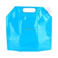 5L/10L High-capacity outdoor foldable folding collapsible drinking water bag car water carrier container for camping hiking picnic BBQ