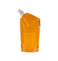 Outdoor sport BPA Free silicone reusable folding water bottle, plastic drink bottle, collapsible water bottle, foldable water bottle